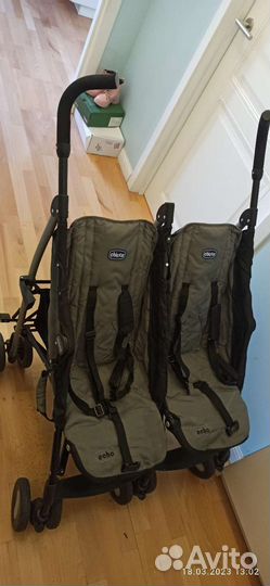 Коляска chicco echo twin stroller