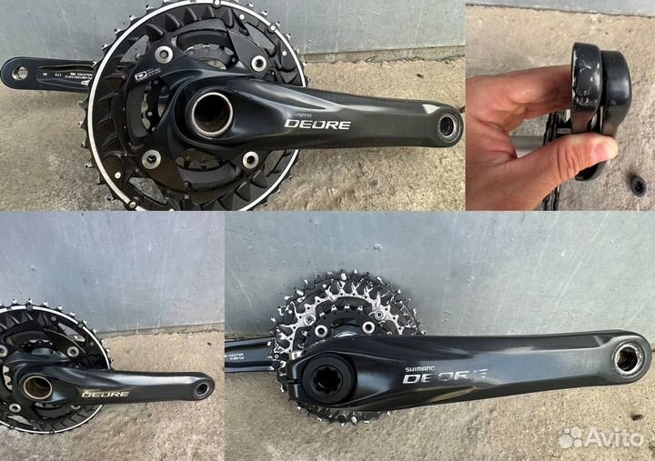 Шатуны, групсет, манетки, втулки, оси, ротора