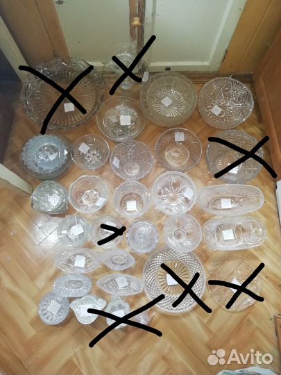 Хрусталь СССР посуда хрусталь СССР вазы конфетницы