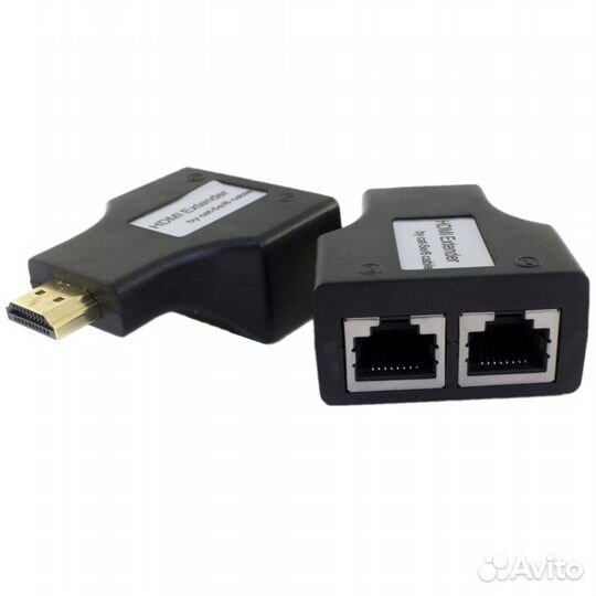 Адаптер hdmi по витой паре RJ45 LAN комплект 2 шт