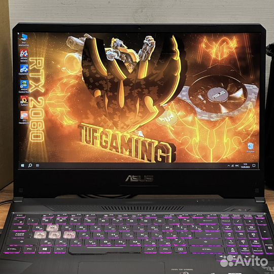 Asus Tuf 15.6 120Hz Ryzen 7/GTX 1650/SSD256/IPS