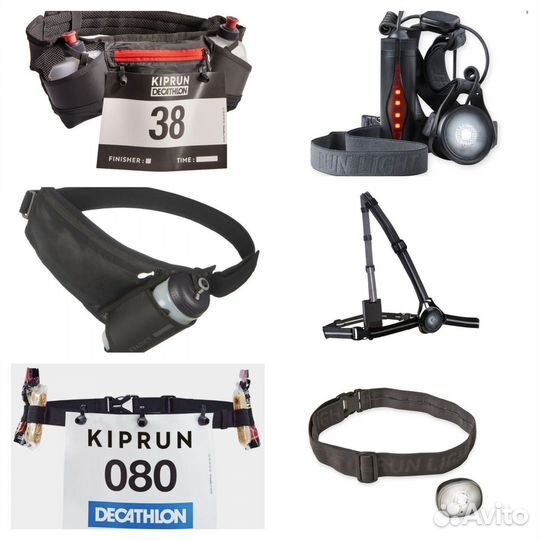 Аксессуары для бега/трейла, фонари Decathlon
