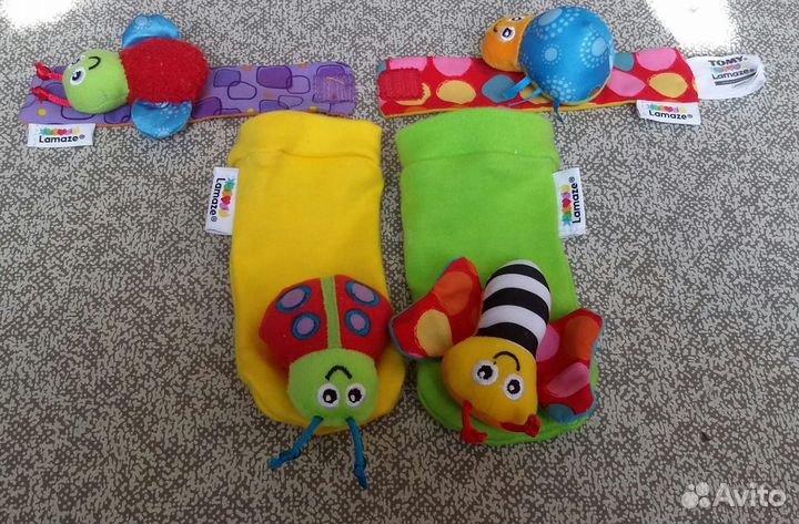 Игрушка-погремушка на ручки и ножки