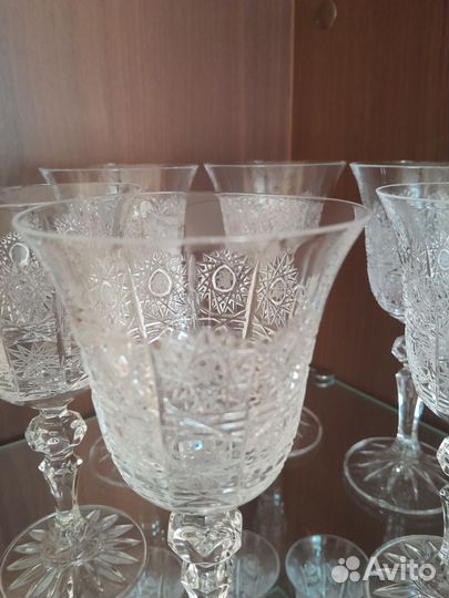 Бокалы снежинка