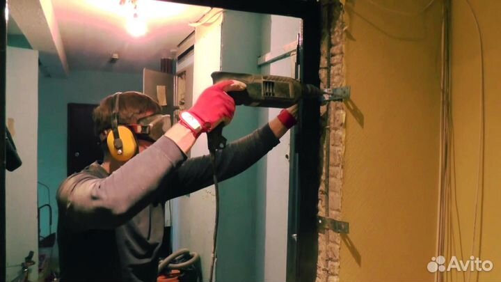 Монтаж Демонтаж Установка металлических дверей