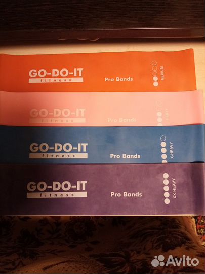 Набор эластичных лент для занятий фитнесом