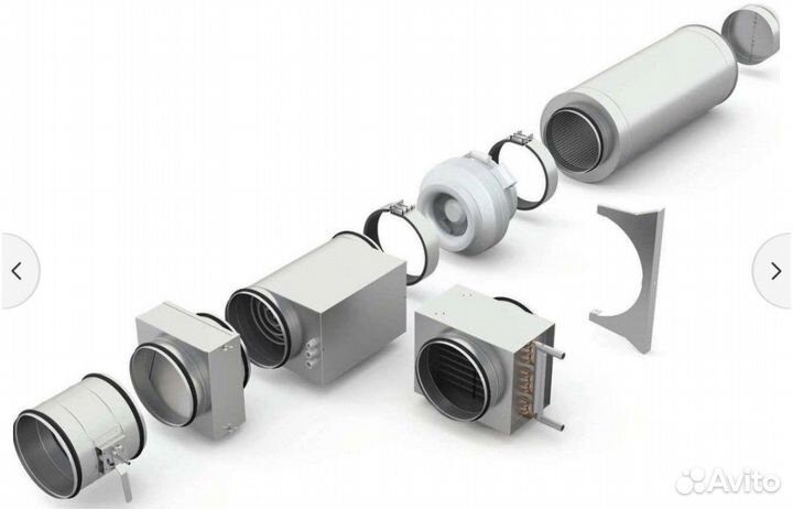 Шумоглушитель нагреватели shuft