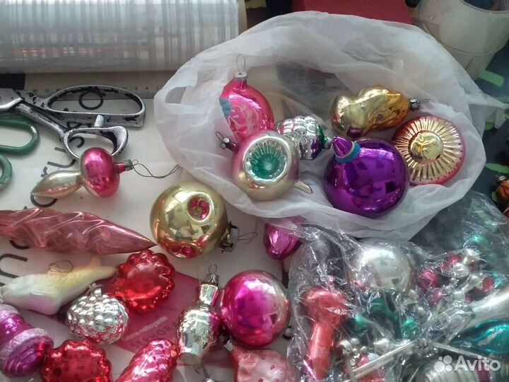 Елочные игрушки СССР