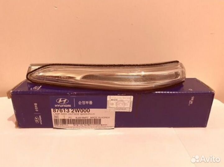 Указатель поворота зеркала левый Hyundai santa