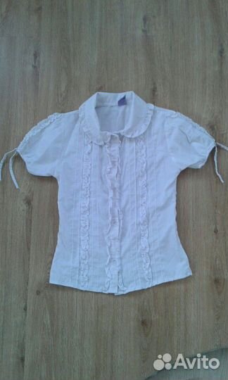 Блузка (рубашка) школьная (7-10 лет)