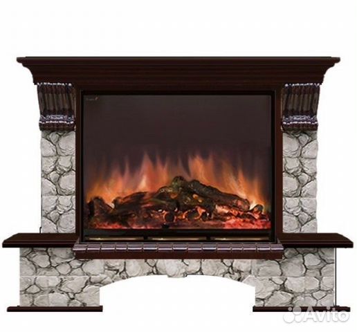 Электрокамин Glenrich Бостон К Карелия 33 Arte 33
