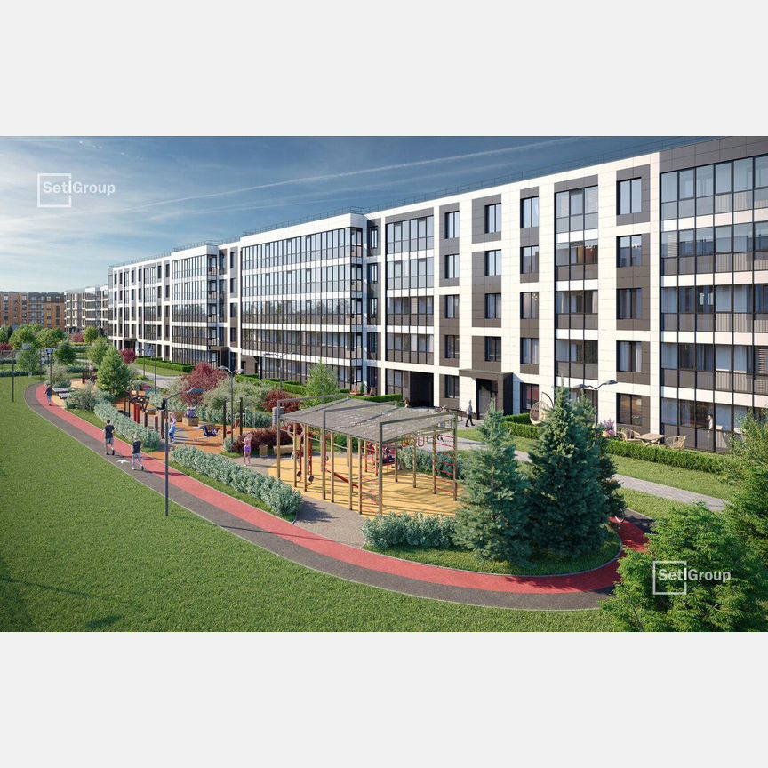 2-к. квартира, 51,3 м², 1/5 эт.