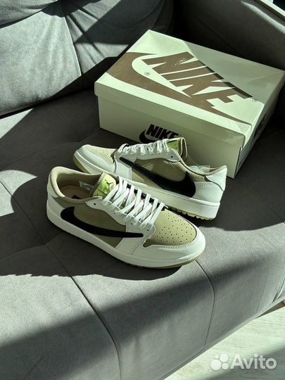 Кроссовки nike air jordan 1 low travis scott Golf