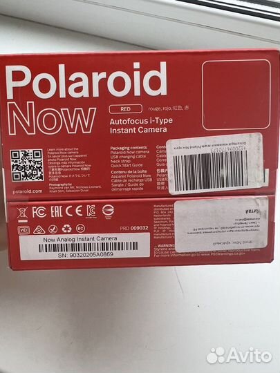 Фотоаппарат моментальной печати Polaroid