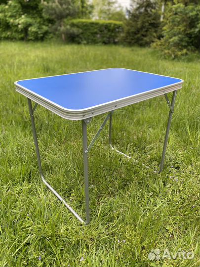 Стол туристический синий
