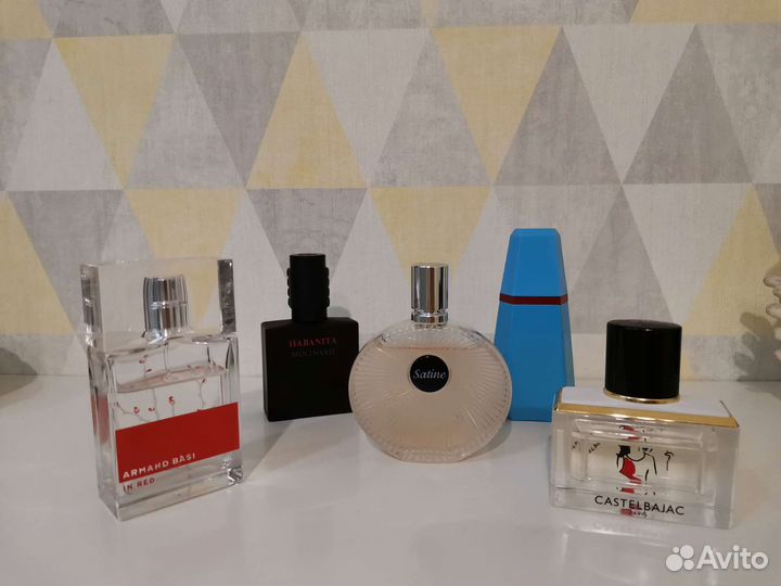 Парфюм, остатки во флаконах, оригинал