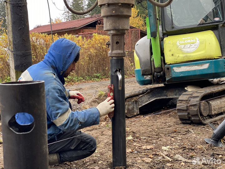 Винтовые сваи под дом