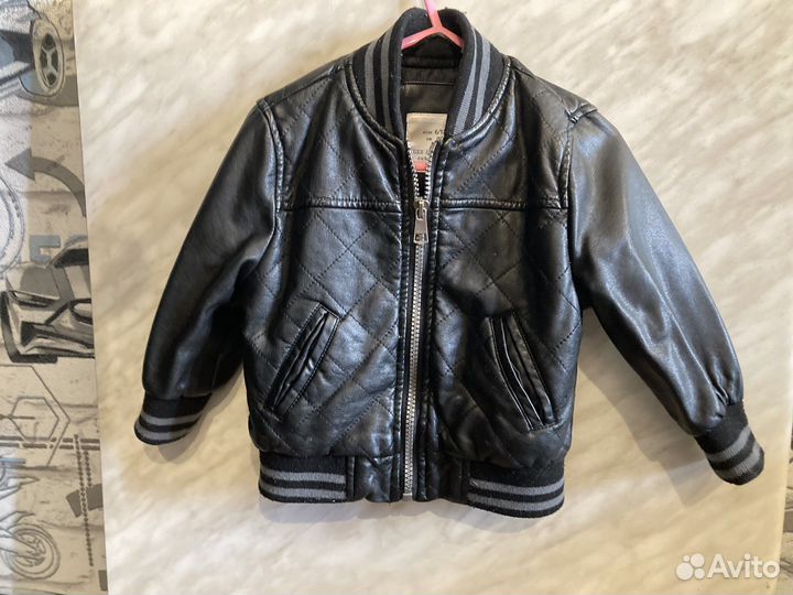 Кожаная куртка 80
