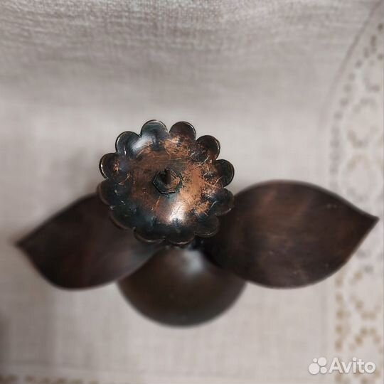 Подсвечник винтаж медный сплав СССР