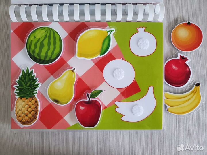 Альбом на липучках развивающий