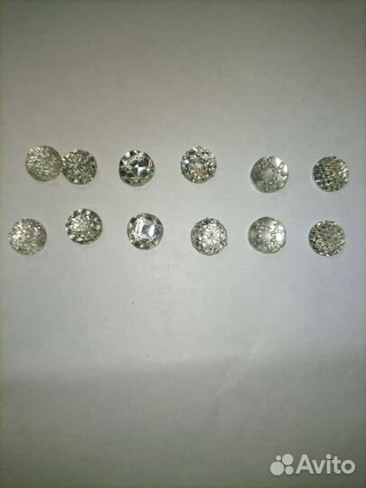 Серединки, кабашоны, стразы