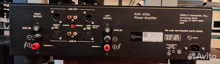 Усилитель мощности krell 250-A-inner class A
