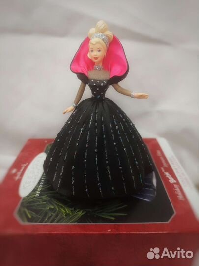 Елочная игрушка бабри принцесса винтаж 90 ые