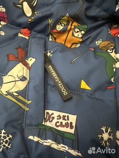 Зимний комбинезон dolce gabbana 104 оригинал
