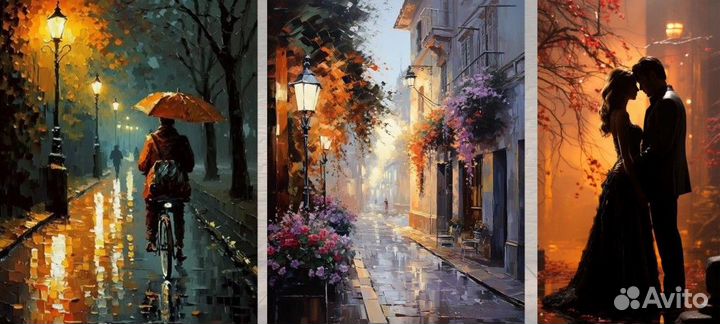 Картина улицы Европы