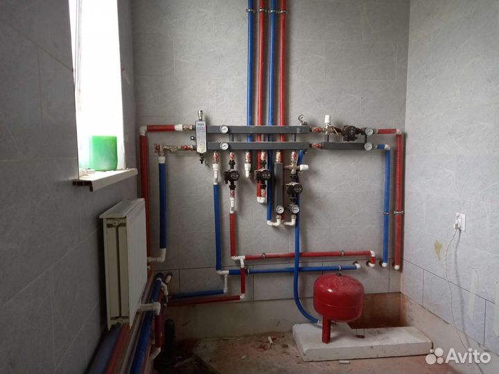 Монтаж отопления и водоснабжения