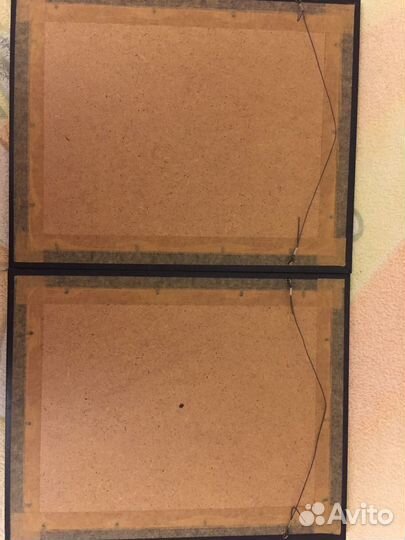 Картина вышитая 2 шт