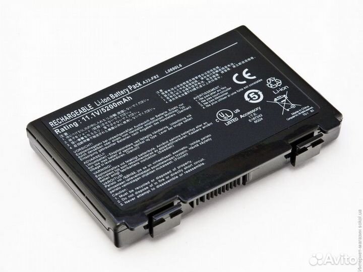 Аккумулятор для ноутбука Asus K40