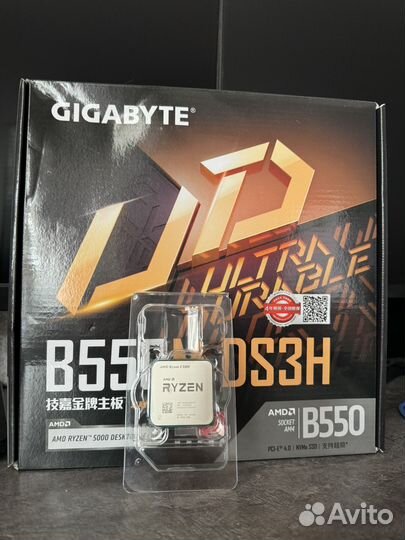 Комплект Rezen 5 5600 gigabyte b550m