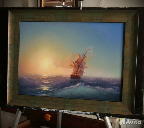 Айвазовский картина маслом вечер