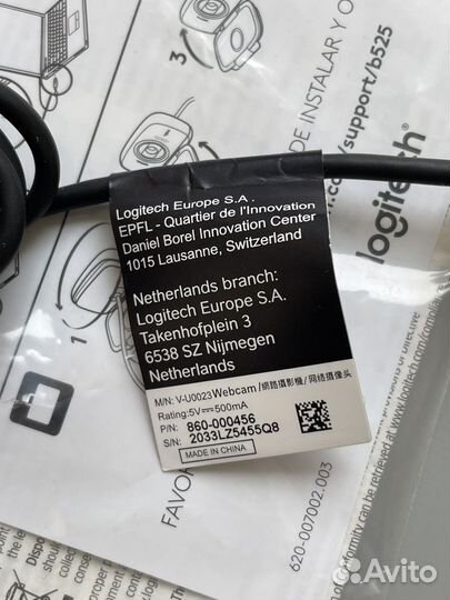 Веб-камера Logitech HD Webcam B525