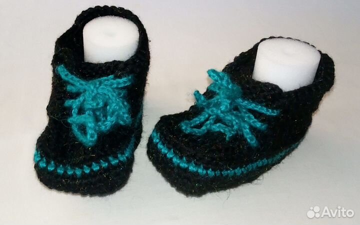 Пинетки для мальчиков теплые