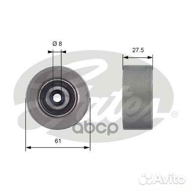 Ролик зубчатого ремня грм направляющий T42151 G