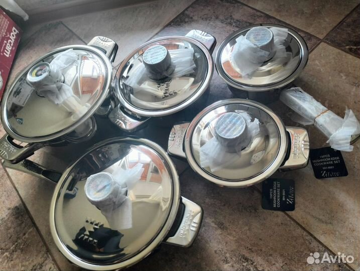 Набор кастрюль новый Millerhaus