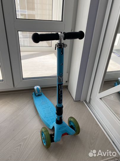 Y-scoo светящиеся колеса самокат