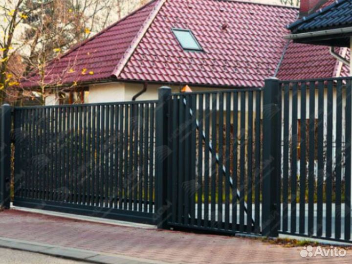Забор металлический