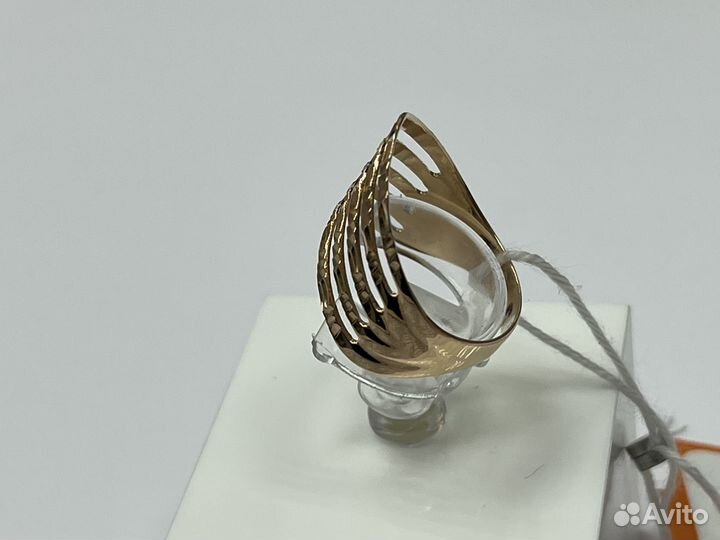 Золотое кольцо без камня 585 (каз)