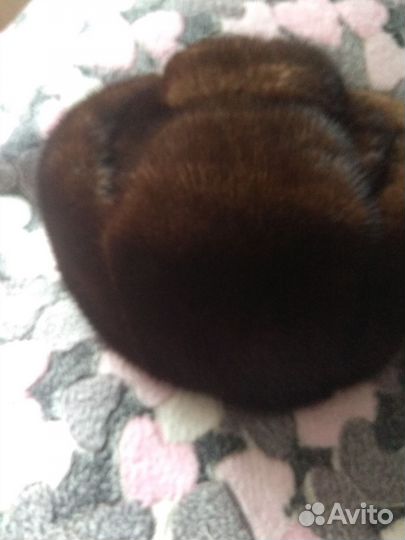 Норковая шапка мужская 60 размер