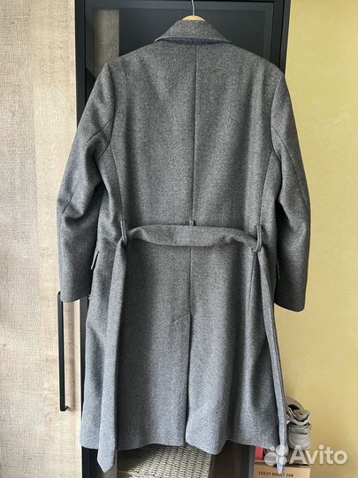 Пальто двубортное zara