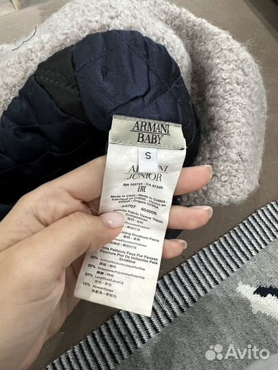 Шапка ушанка Armani