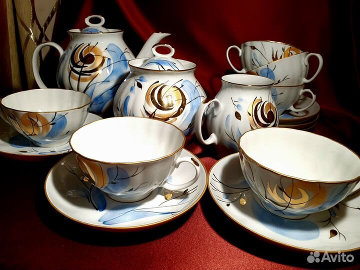 Сервиз чайный Дулево Зимнее солнце