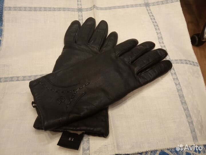 Перчатки кожанные