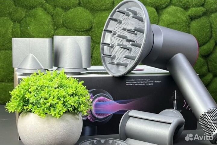 Фен dyson + расческа