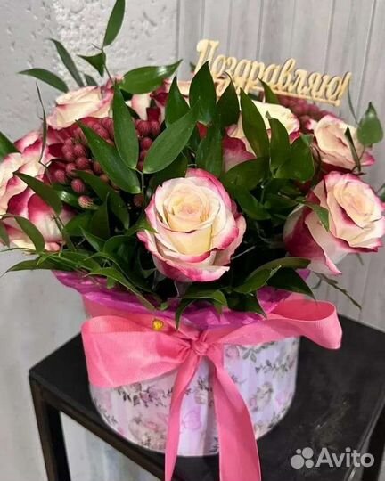 Живые цветы букеты