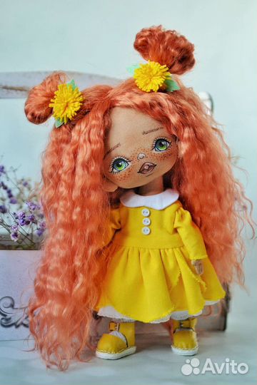 Текстильная интерьерная кукла