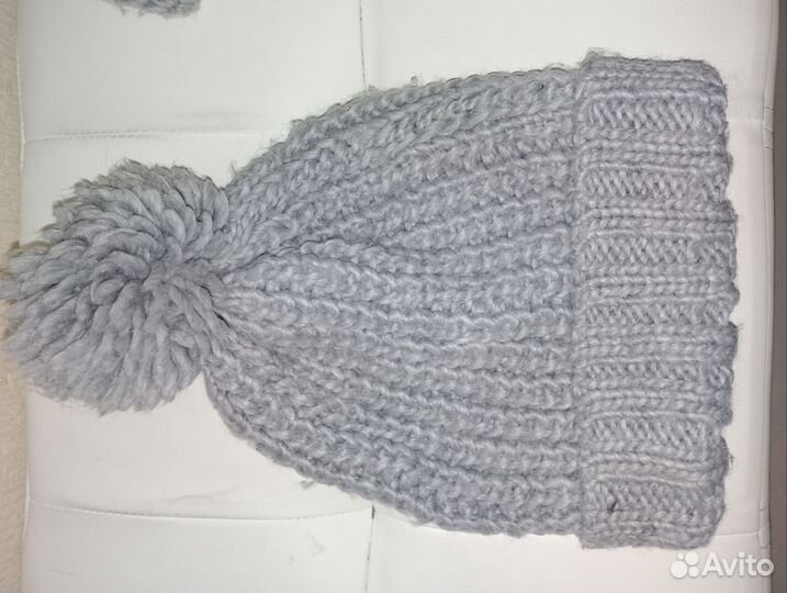 Комплект шапка снуд варежки